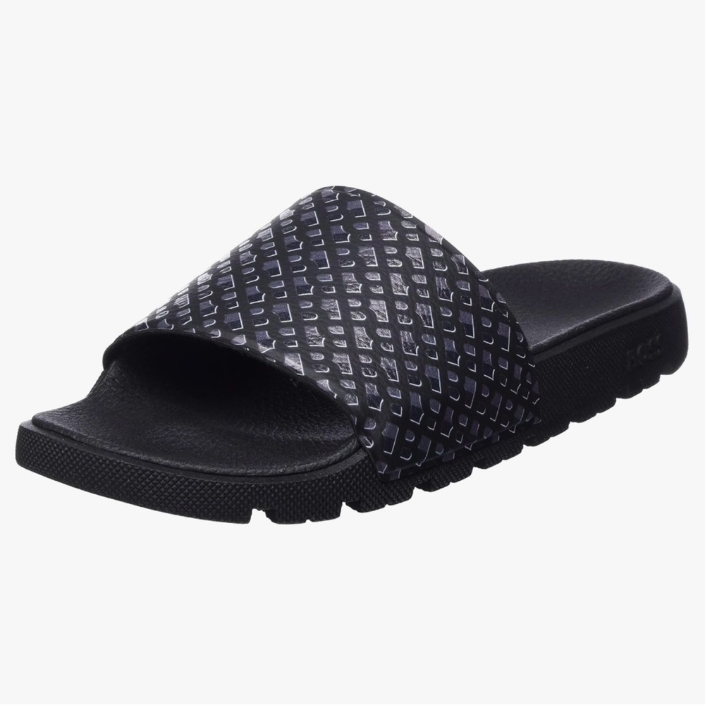 NWT BOSS Men's Surfley_Slid_bamo Slippers size 45